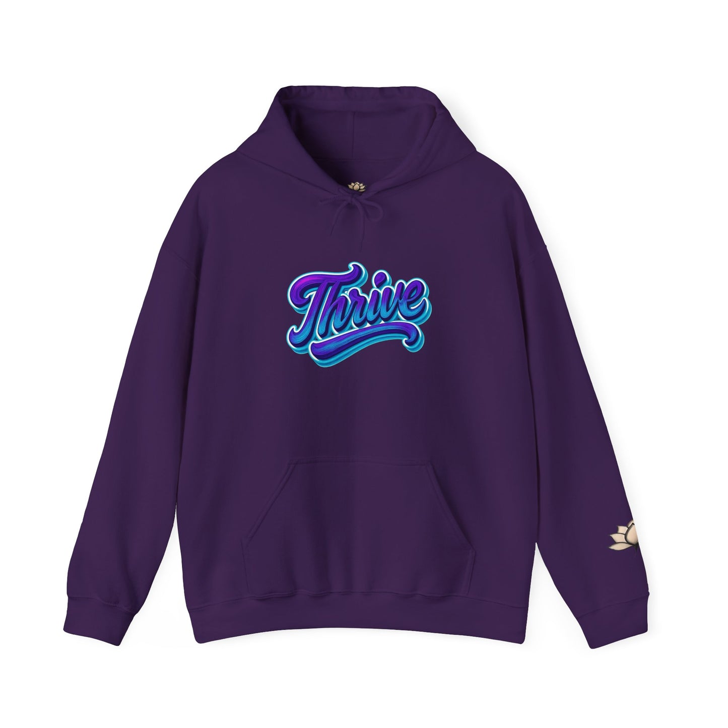 Thrive Unisex Hoodie - Cozy Graphic Sweatshirt, Motivational Gift, Casual Wear, Perfect for Relaxing, Everyday Use