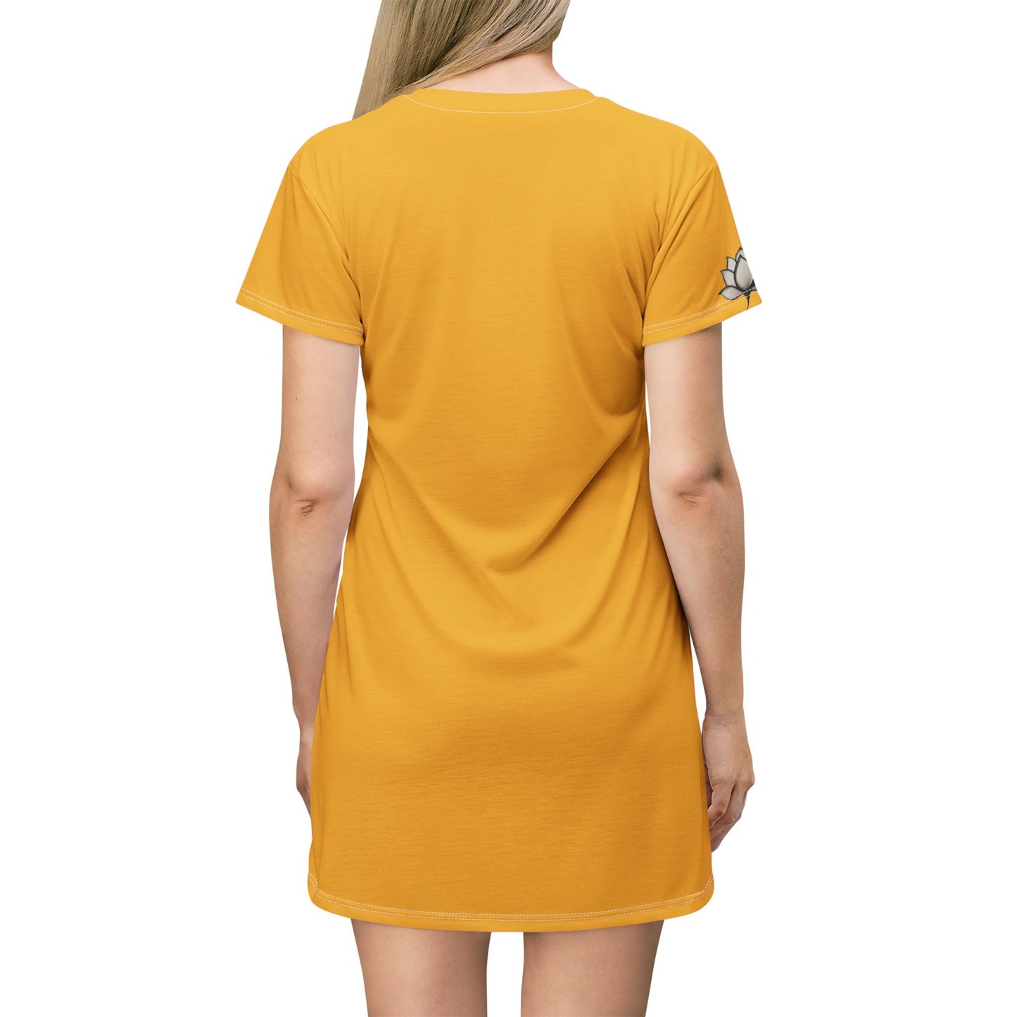 Thriving T-Shirt Dress - Yellow