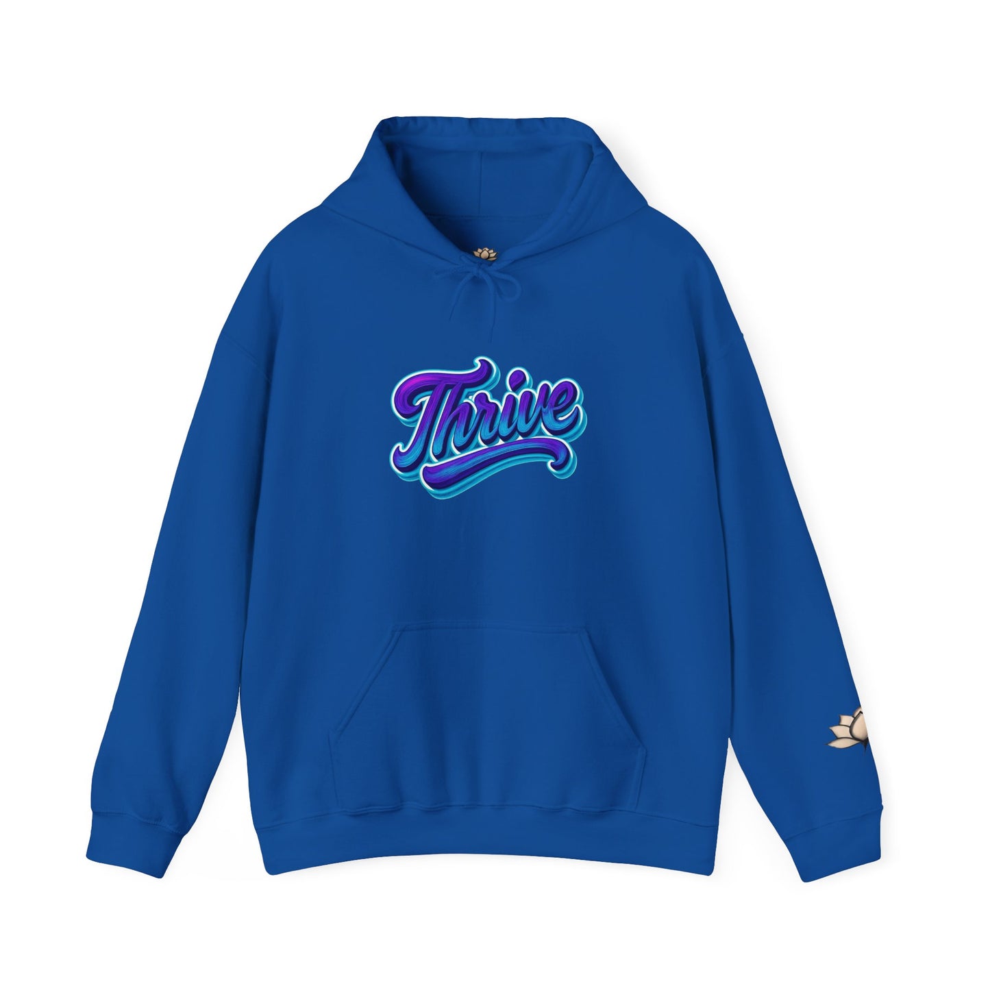 Thrive Unisex Hoodie - Cozy Graphic Sweatshirt, Motivational Gift, Casual Wear, Perfect for Relaxing, Everyday Use
