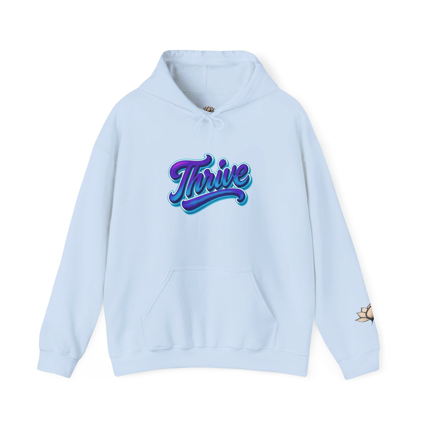Thrive Unisex Hoodie - Cozy Graphic Sweatshirt, Motivational Gift, Casual Wear, Perfect for Relaxing, Everyday Use