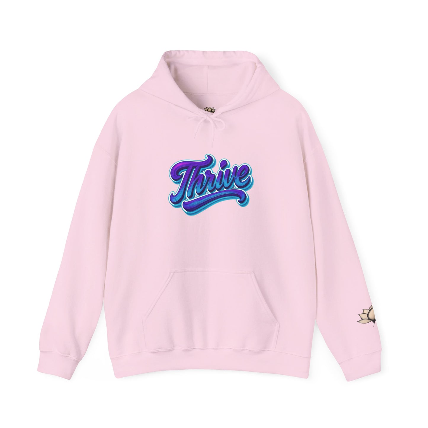 Thrive Unisex Hoodie - Cozy Graphic Sweatshirt, Motivational Gift, Casual Wear, Perfect for Relaxing, Everyday Use