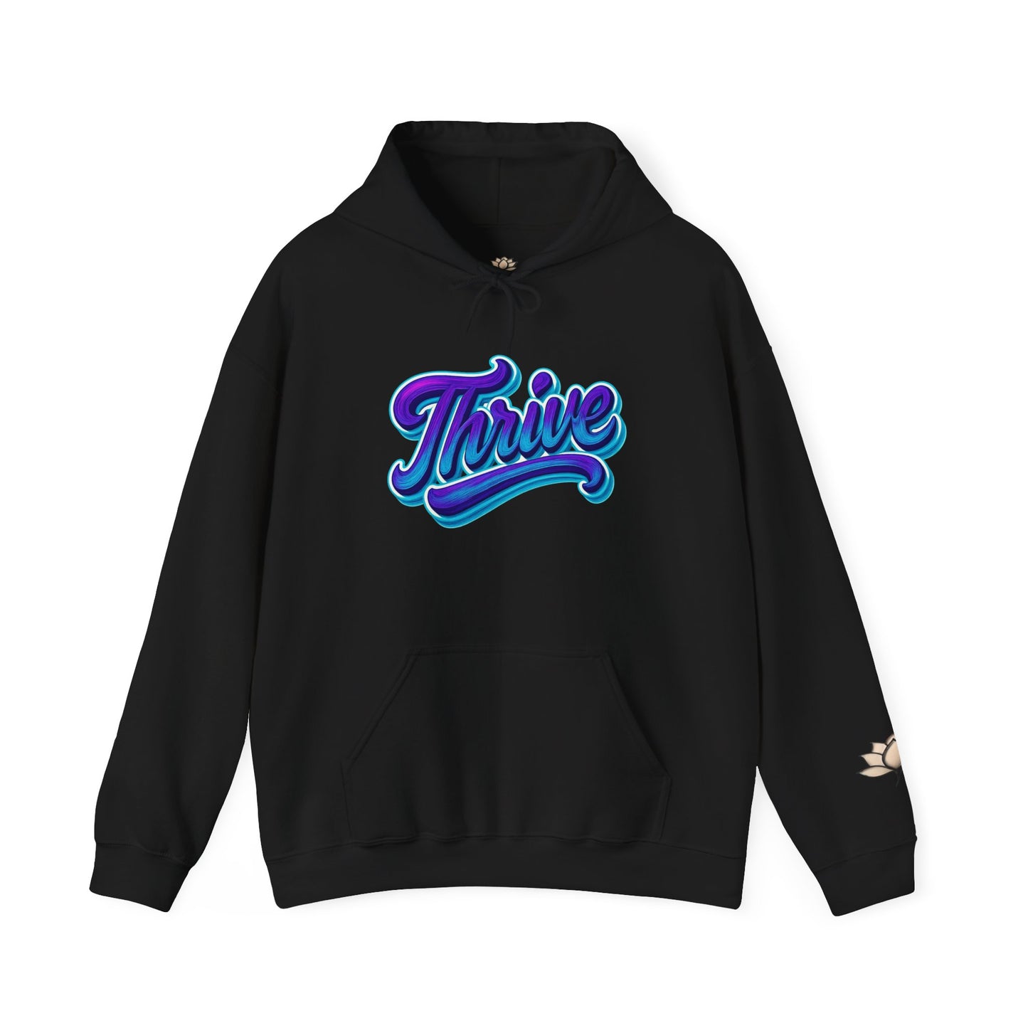 Thrive Unisex Hoodie - Cozy Graphic Sweatshirt, Motivational Gift, Casual Wear, Perfect for Relaxing, Everyday Use