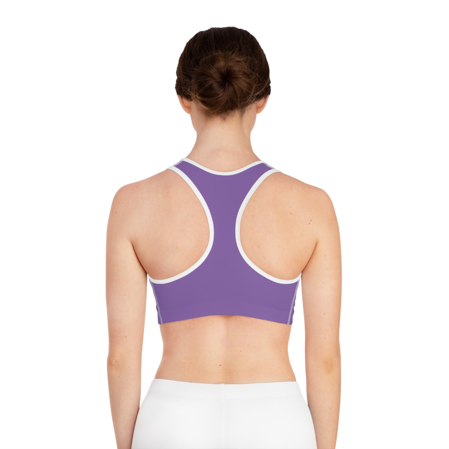 Lotus Bloom Sports Bra - Purple