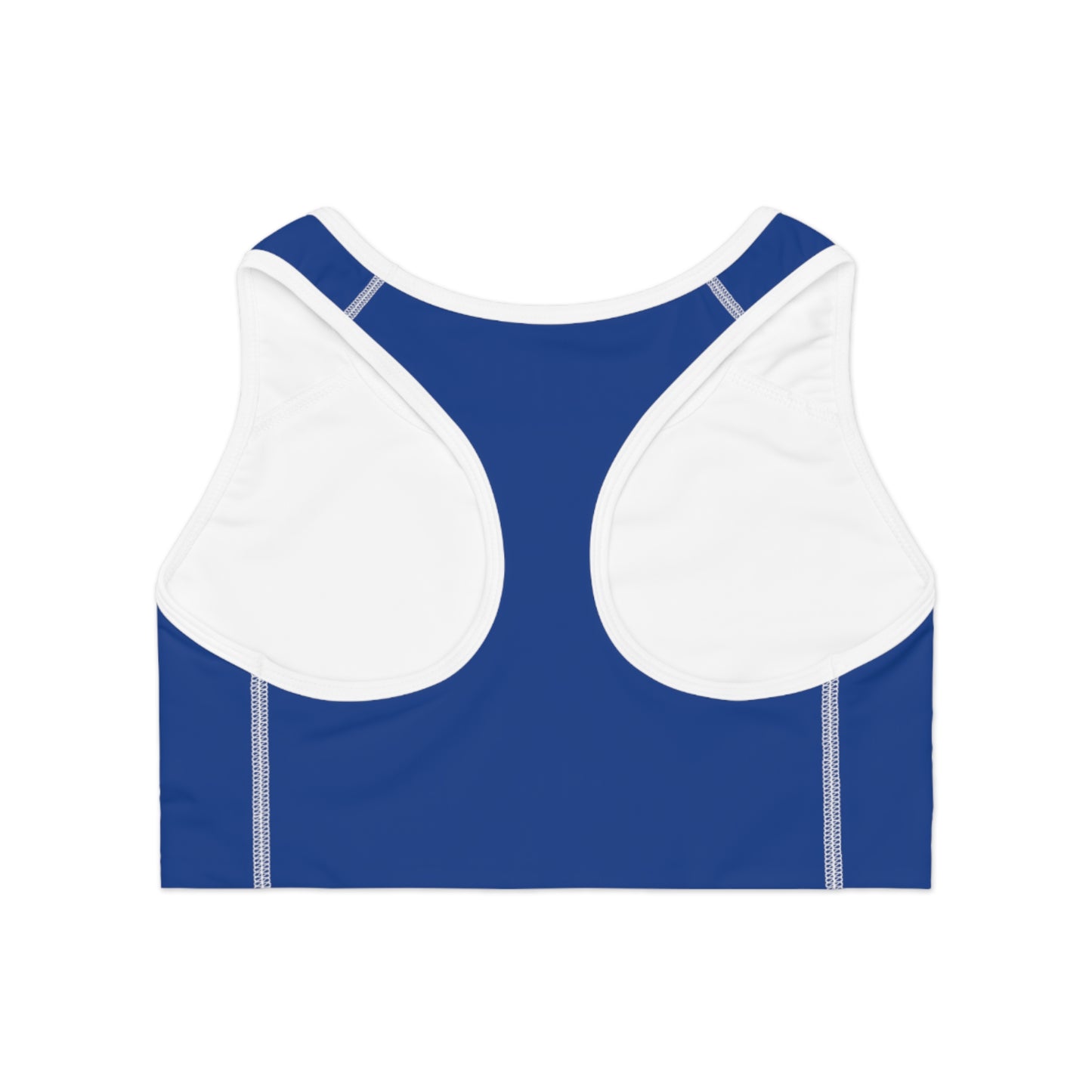 Lotus Bloom Sports Bra - Dark Blue