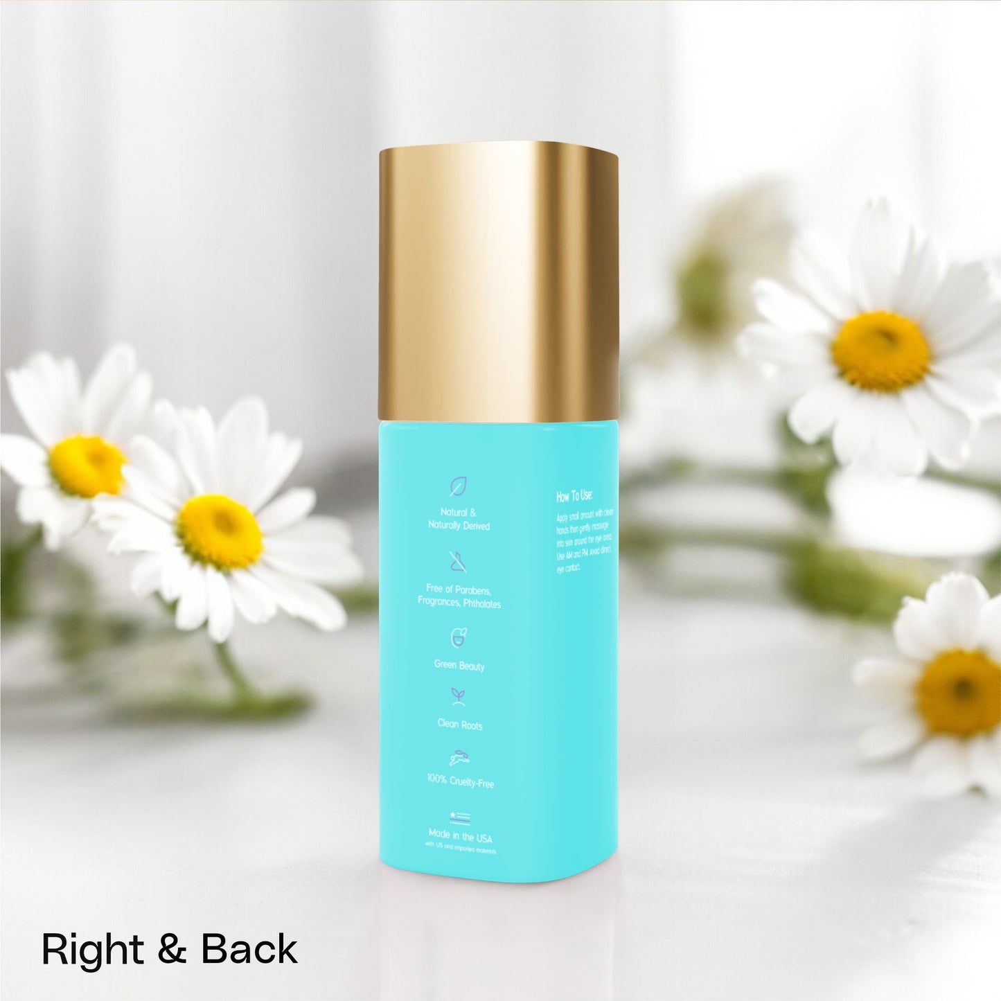 Brighten+Firm Eye Serum: Intensive Renewal Gold Cap