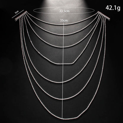 Rhinestone Multi-layer Barrettes Shining Hair Accessories