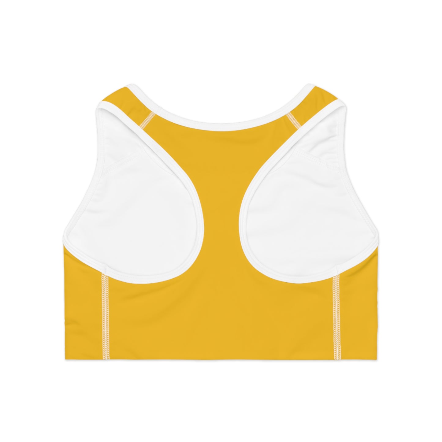 Lotus Bloom Sports Bra - Yellow