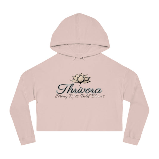 Cropped Sweatshirt with Motivational Lotus Design, Ideal for Yoga Lovers, Self-Care, Inspirational Gifts, Cozy Lounge Wear