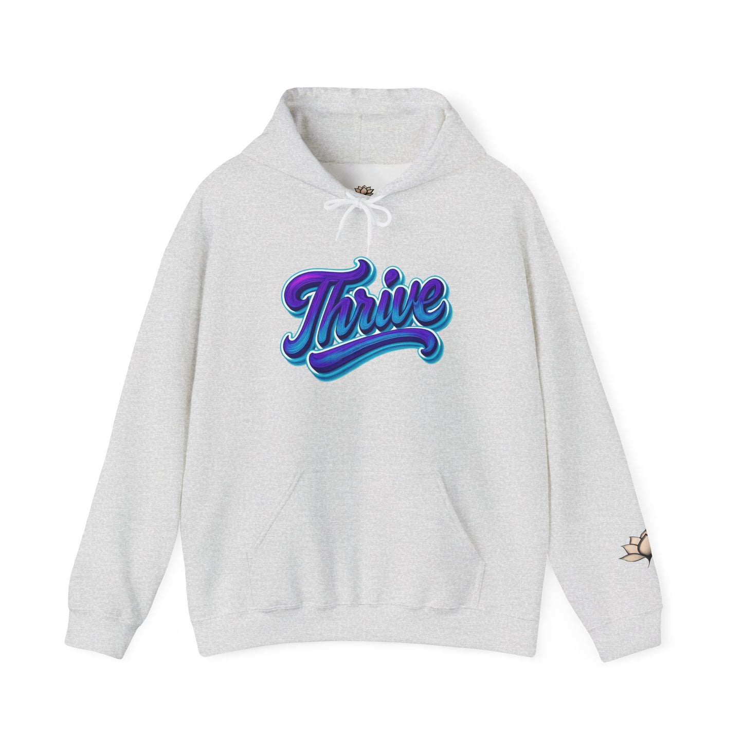 Thrive Unisex Hoodie - Cozy Graphic Sweatshirt, Motivational Gift, Casual Wear, Perfect for Relaxing, Everyday Use
