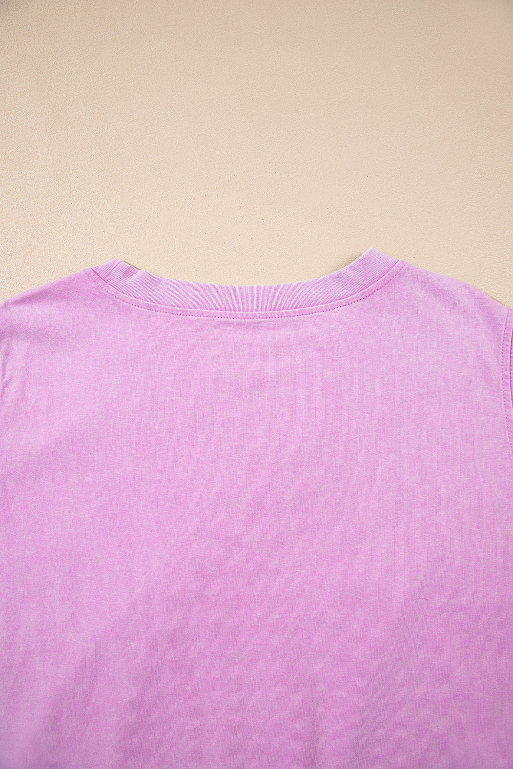 Light Pink 2 Pieces Mineral Wash Cotton Tank Top Lined Split Skirt Set