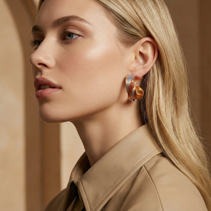 Twisted Flame Hoops