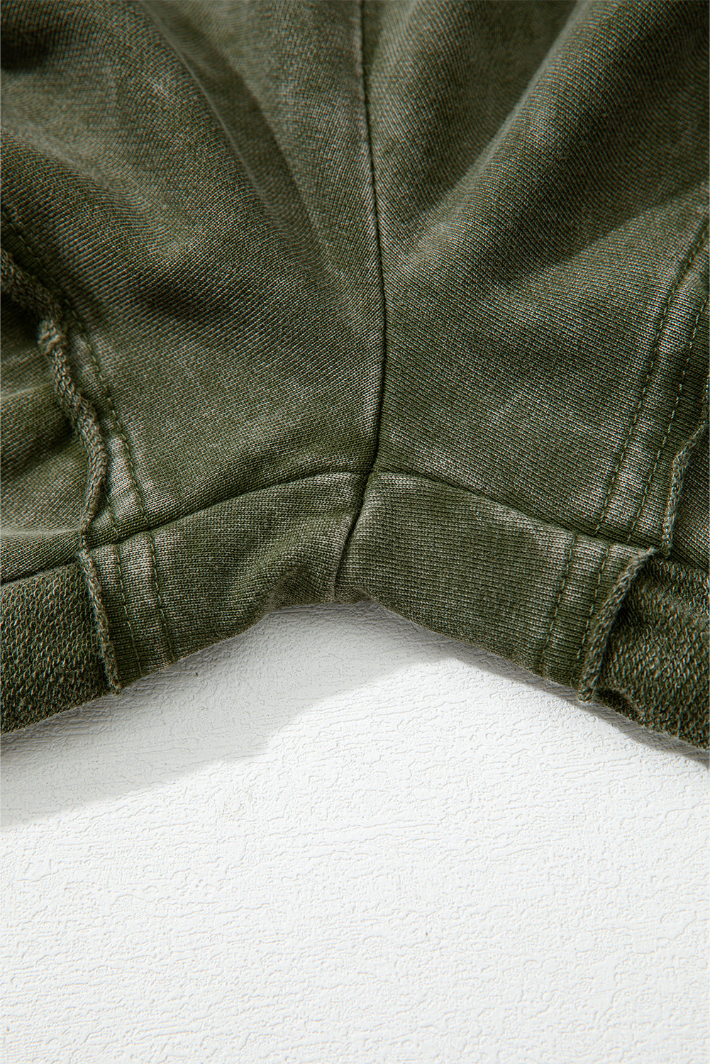 Black Mineral Wash Tiered Wide Leg Patchwork Drawstring Pants