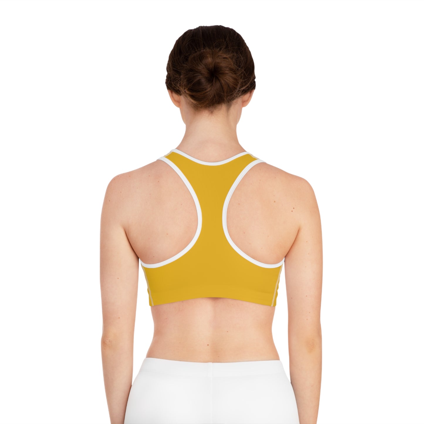 Lotus Bloom Sports Bra - Yellow