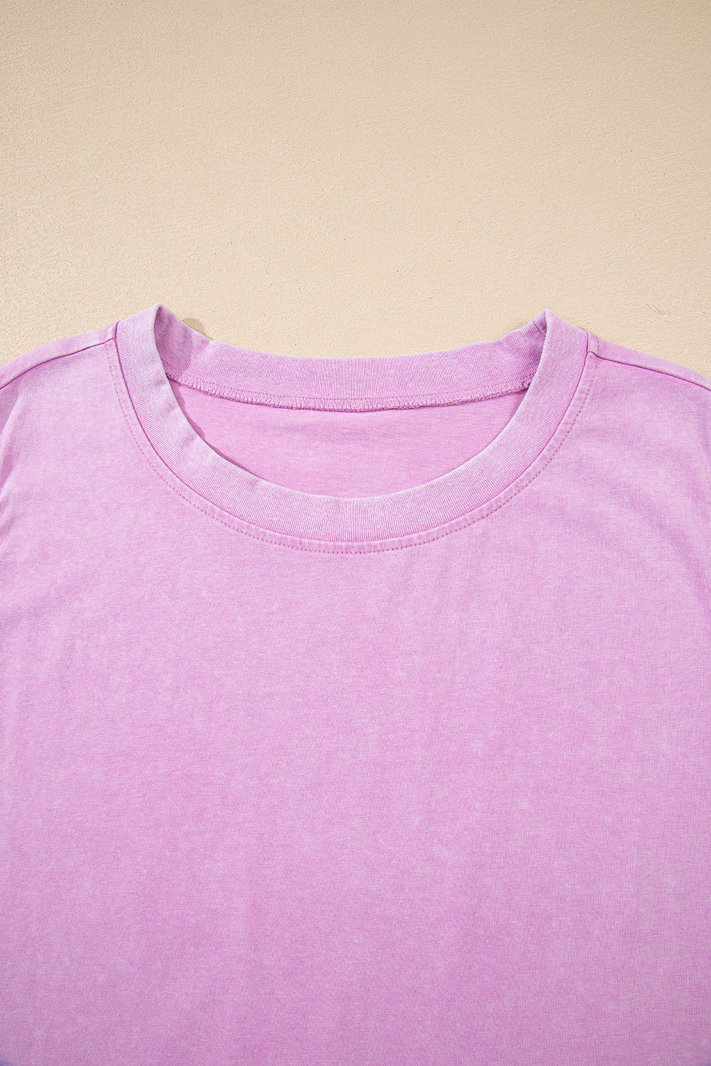 Light Pink 2 Pieces Mineral Wash Cotton Tank Top Lined Split Skirt Set