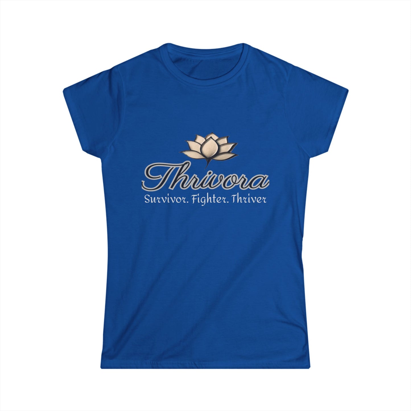 Empowering Softstyle Tee - Survivors, Fighters, Thrivers, Motivational Gift, Inspirational Top, Self-Care Apparel, Mindfulness Wear