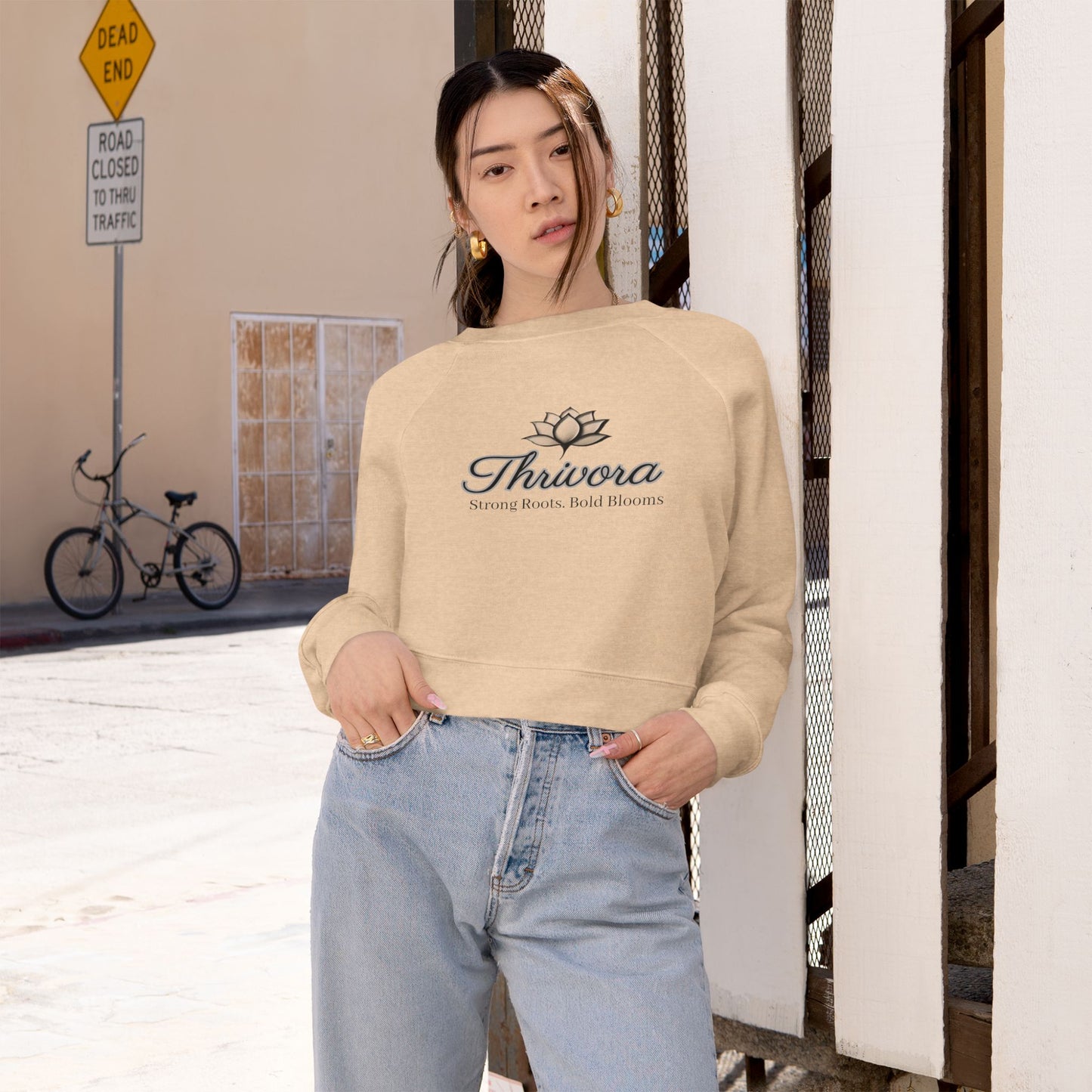 Cropped Fleece Pullover