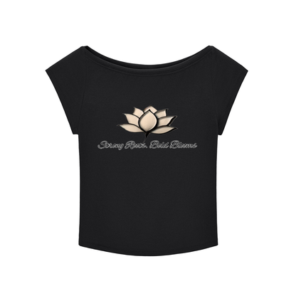 Wide Neck Baby Tee -Strong Roots