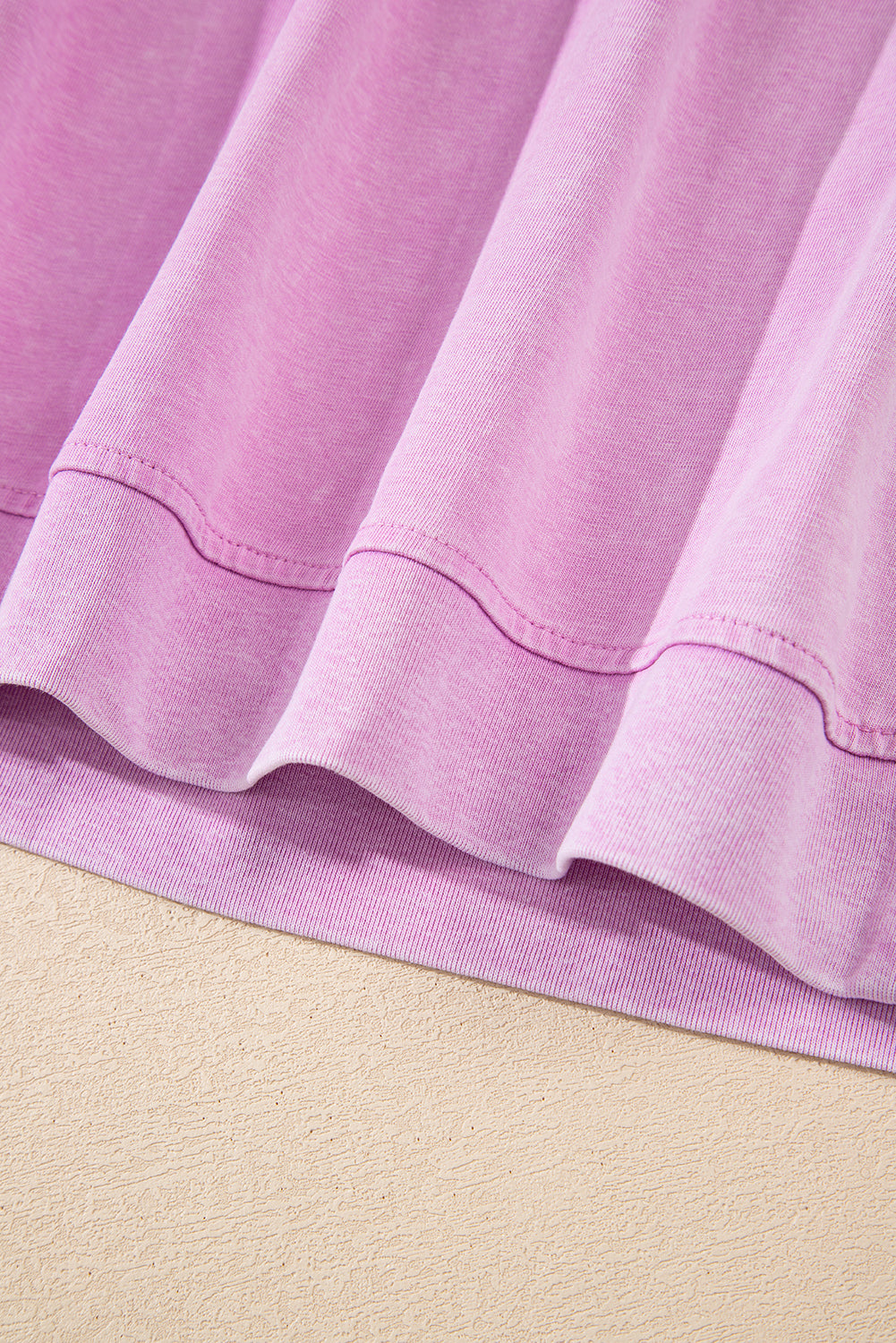 Light Pink 2 Pieces Mineral Wash Cotton Tank Top Lined Split Skirt Set