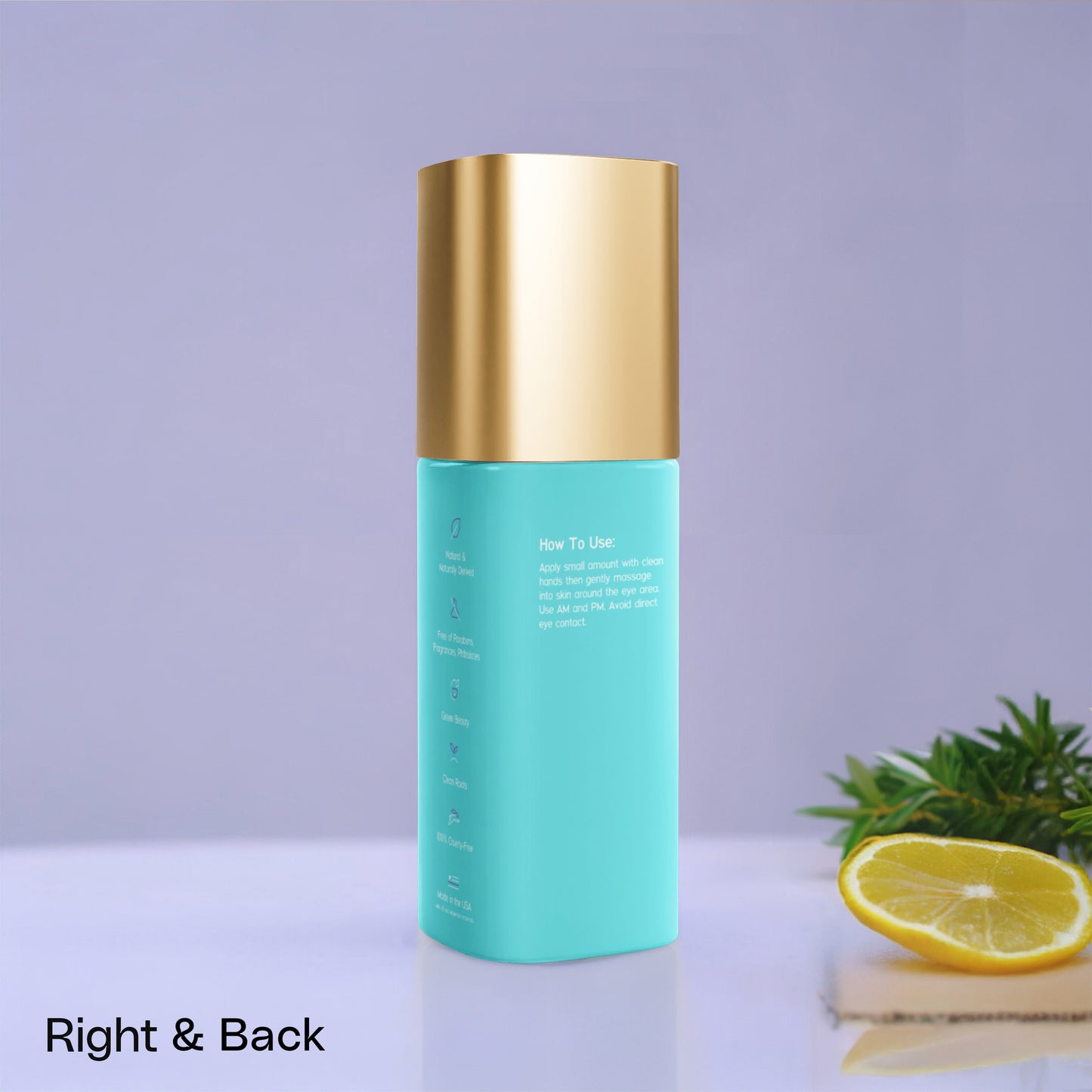 Brighten+Firm Eye Serum: Intensive Renewal Gold Cap