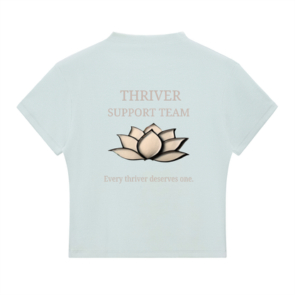 Slim Fit Mock Tee - Support Team