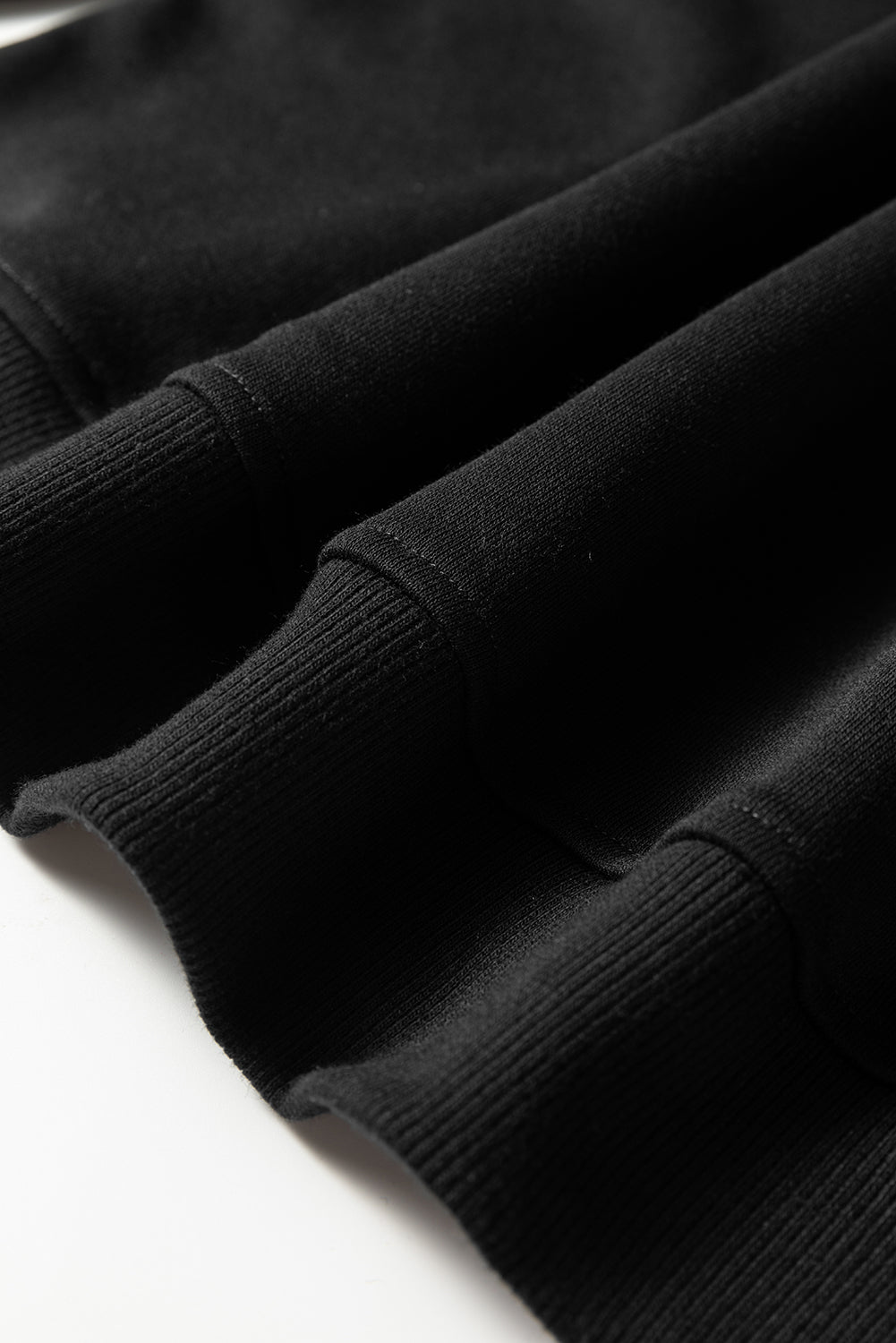 Gray Morn Varsity Striped Detail Crewneck Pullover Elastic Sweatpants 2pcs Outfit