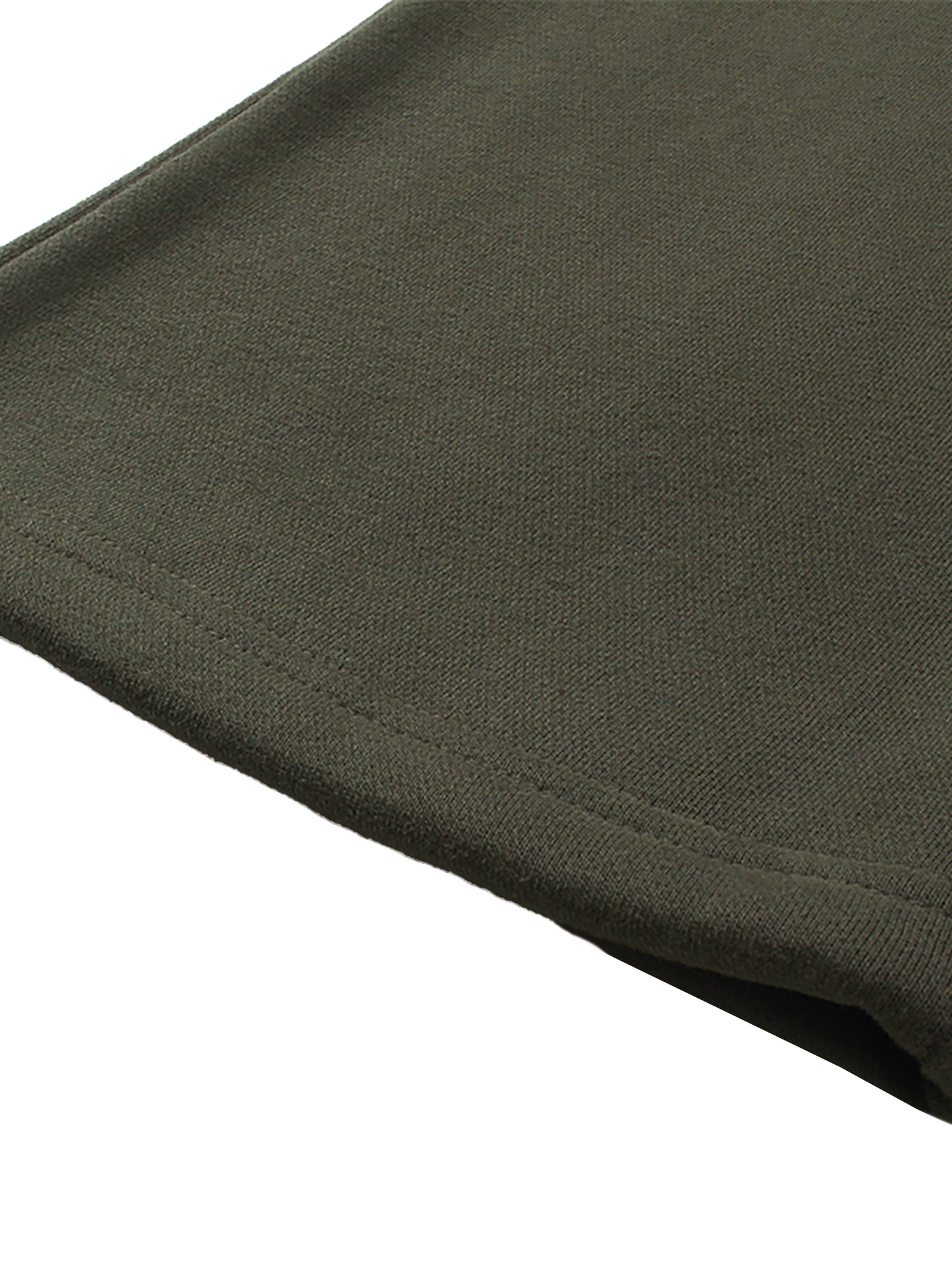 Unisex Solid Color Fleece Straight Leg Pants